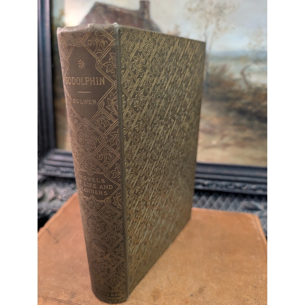 1892 Godolphin by Sir Edward Bulwer Lytton Little Brown Library Edition Vol VII